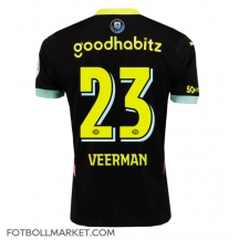PSV Eindhoven Joey Veerman #23 Replika Bortatröja 2024-25 Kortärmad
