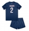 Paris Saint-Germain Achraf Hakimi #2 Replika Hemmatröja Barn 2024-25 Kortärmad (+ byxor)