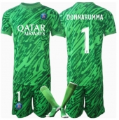 Paris Saint-Germain Gianluigi Donnarumma #1 Målvakt Replika Hemmatröja Barn 2024-25 Kortärmad (+ byxor)