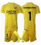 Paris Saint-Germain Gianluigi Donnarumma #1 Målvakt Replika Tredjetröja Barn 2024-25 Kortärmad (+ byxor)