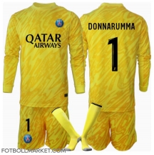 Paris Saint-Germain Gianluigi Donnarumma #1 Målvakt Replika Tredjetröja Barn 2024-25 Långärmad (+ byxor)