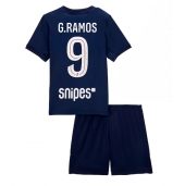Paris Saint-Germain Goncalo Ramos #9 Replika Hemmatröja Barn 2025-26 Kortärmad (+ byxor)