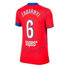 Paris Saint-Germain Illia Zabarnyi #6 Replika Tredjetröja Dam 2025-26 Kortärmad