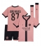 Paris Saint-Germain Joao Neves #87 Replika Tredjetröja Barn 2024-25 Kortärmad (+ byxor)