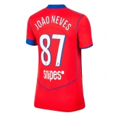 Paris Saint-Germain Joao Neves #87 Replika Tredjetröja Dam 2025-26 Kortärmad