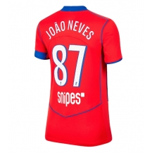 Paris Saint-Germain Joao Neves #87 Replika Tredjetröja Dam 2025-26 Kortärmad
