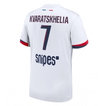 Paris Saint-Germain Khvicha Kvaratskhelia #7 Replika Bortatröja 2025-26 Kortärmad