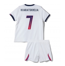 Paris Saint-Germain Khvicha Kvaratskhelia #7 Replika Bortatröja Barn 2026-27 Kortärmad (+ byxor)