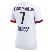 Paris Saint-Germain Khvicha Kvaratskhelia #7 Replika Bortatröja Dam 2025-26 Kortärmad