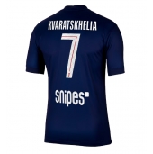 Paris Saint-Germain Khvicha Kvaratskhelia #7 Replika Hemmatröja 2025-26 Kortärmad