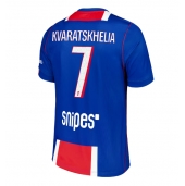 Paris Saint-Germain Khvicha Kvaratskhelia #7 Replika Hemmatröja 2026-27 Kortärmad