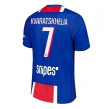 Paris Saint-Germain Khvicha Kvaratskhelia #7 Replika Hemmatröja 2026-27 Kortärmad