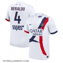 Paris Saint-Germain Lucas Beraldo #4 Replika Bortatröja 2025-26 Kortärmad
