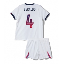 Paris Saint-Germain Lucas Beraldo #4 Replika Bortatröja Barn 2026-27 Kortärmad (+ byxor)