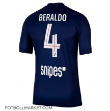 Paris Saint-Germain Lucas Beraldo #4 Replika Hemmatröja 2025-26 Kortärmad