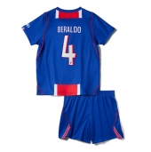 Paris Saint-Germain Lucas Beraldo #4 Replika Hemmatröja Barn 2026-27 Kortärmad (+ byxor)