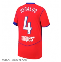 Paris Saint-Germain Lucas Beraldo #4 Replika Tredjetröja 2025-26 Kortärmad