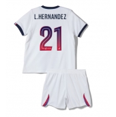 Paris Saint-Germain Lucas Hernandez #21 Replika Bortatröja Barn 2026-27 Kortärmad (+ byxor)