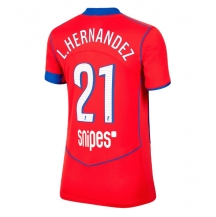 Paris Saint-Germain Lucas Hernandez #21 Replika Tredjetröja Dam 2025-26 Kortärmad