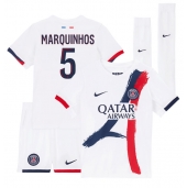 Paris Saint-Germain Marquinhos #5 Replika Bortatröja Barn 2025-26 Kortärmad (+ byxor)