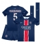 Paris Saint-Germain Marquinhos #5 Replika Hemmatröja Barn 2024-25 Kortärmad (+ byxor)