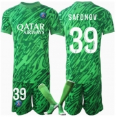 Paris Saint-Germain Matvei Safonov #39 Målvakt Replika Hemmatröja Barn 2024-25 Kortärmad (+ byxor)