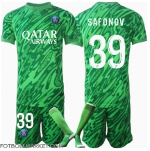 Paris Saint-Germain Matvei Safonov #39 Målvakt Replika Hemmatröja Barn 2024-25 Kortärmad (+ byxor)