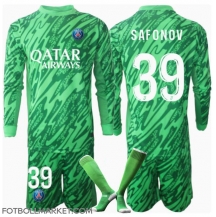Paris Saint-Germain Matvei Safonov #39 Målvakt Replika Hemmatröja Barn 2024-25 Långärmad (+ byxor)