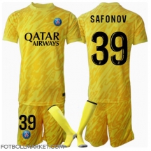 Paris Saint-Germain Matvei Safonov #39 Målvakt Replika Tredjetröja Barn 2024-25 Kortärmad (+ byxor)