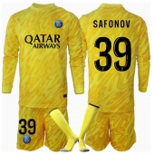 Paris Saint-Germain Matvei Safonov #39 Målvakt Replika Tredjetröja Barn 2024-25 Långärmad (+ byxor)