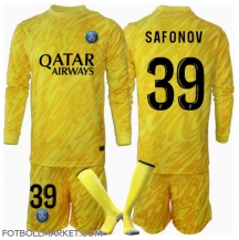 Paris Saint-Germain Matvei Safonov #39 Målvakt Replika Tredjetröja Barn 2024-25 Långärmad (+ byxor)