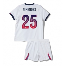 Paris Saint-Germain Nuno Mendes #25 Replika Bortatröja Barn 2026-27 Kortärmad (+ byxor)