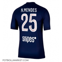 Paris Saint-Germain Nuno Mendes #25 Replika Hemmatröja 2025-26 Kortärmad