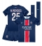 Paris Saint-Germain Nuno Mendes #25 Replika Hemmatröja Barn 2024-25 Kortärmad (+ byxor)