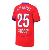 Paris Saint-Germain Nuno Mendes #25 Replika Tredjetröja 2025-26 Kortärmad