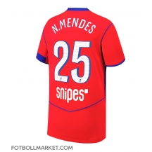 Paris Saint-Germain Nuno Mendes #25 Replika Tredjetröja 2025-26 Kortärmad