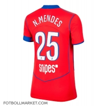 Paris Saint-Germain Nuno Mendes #25 Replika Tredjetröja Dam 2025-26 Kortärmad