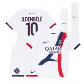 Paris Saint-Germain Ousmane Dembele #10 Replika Bortatröja Barn 2025-26 Kortärmad (+ byxor)