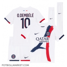 Paris Saint-Germain Ousmane Dembele #10 Replika Bortatröja Barn 2025-26 Kortärmad (+ byxor)