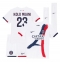 Paris Saint-Germain Randal Kolo Muani #23 Replika Bortatröja Barn 2024-25 Kortärmad (+ byxor)