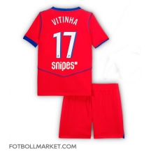 Paris Saint-Germain Vitinha #17 Replika Tredjetröja Barn 2025-26 Kortärmad (+ byxor)