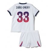 Paris Saint-Germain Warren Zaire-Emery #33 Replika Bortatröja Barn 2026-27 Kortärmad (+ byxor)