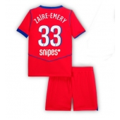 Paris Saint-Germain Warren Zaire-Emery #33 Replika Tredjetröja Barn 2025-26 Kortärmad (+ byxor)