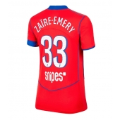 Paris Saint-Germain Warren Zaire-Emery #33 Replika Tredjetröja Dam 2025-26 Kortärmad
