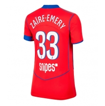 Paris Saint-Germain Warren Zaire-Emery #33 Replika Tredjetröja Dam 2025-26 Kortärmad