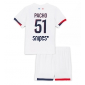 Paris Saint-Germain Willian Pacho #51 Replika Bortatröja Barn 2025-26 Kortärmad (+ byxor)