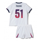 Paris Saint-Germain Willian Pacho #51 Replika Bortatröja Barn 2026-27 Kortärmad (+ byxor)