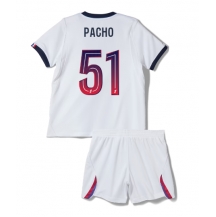 Paris Saint-Germain Willian Pacho #51 Replika Bortatröja Barn 2026-27 Kortärmad (+ byxor)