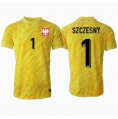 Polen Wojciech Szczesny #1 Målvakt Replika Hemmatröja EM 2024 Kortärmad