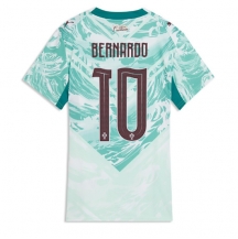 Portugal Bernardo Silva #10 Replika Bortatröja Dam VM 2026 Kortärmad